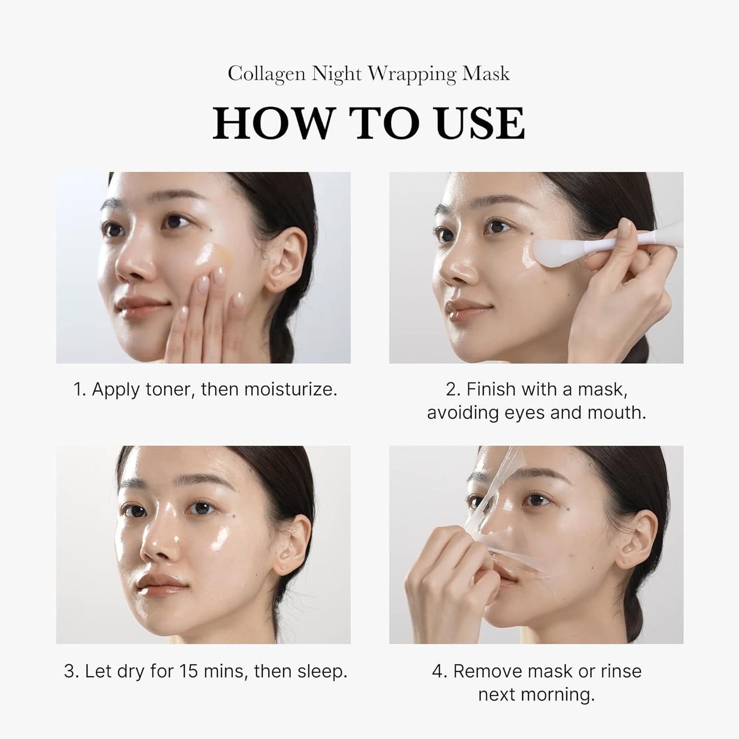 ⭐Collagen Overnight Wrapping Peel Off Facial Mask