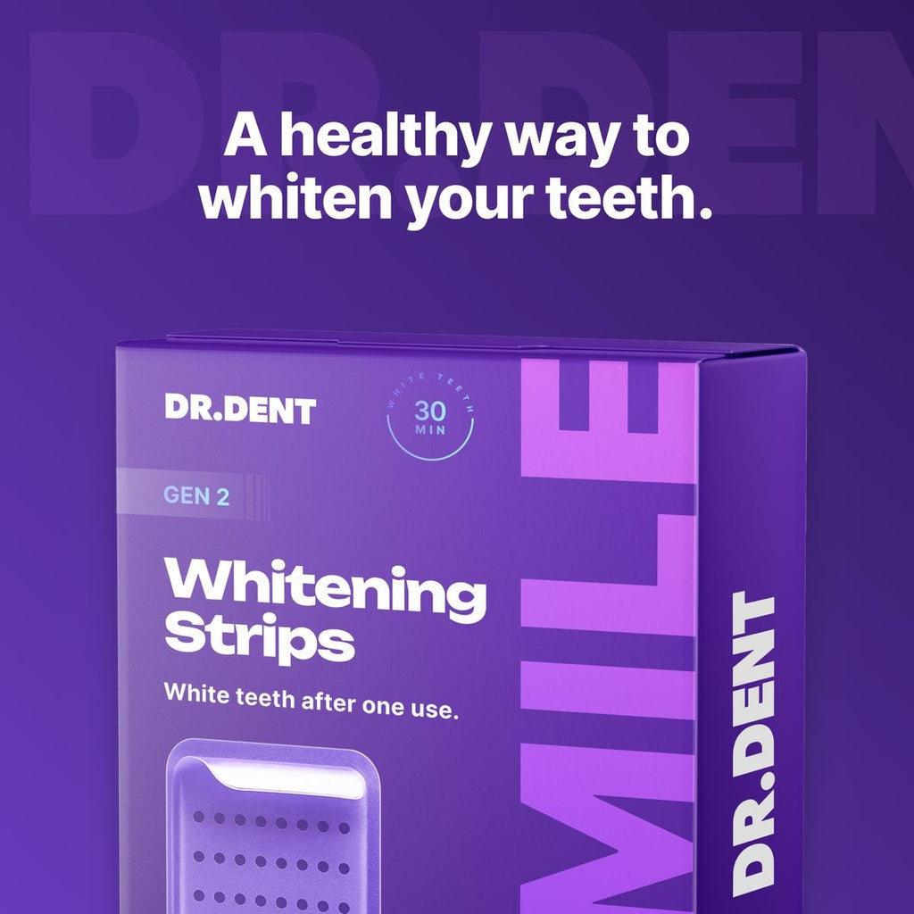 Purple Whitening Strips – Safe, Gentle & Peroxide-Free