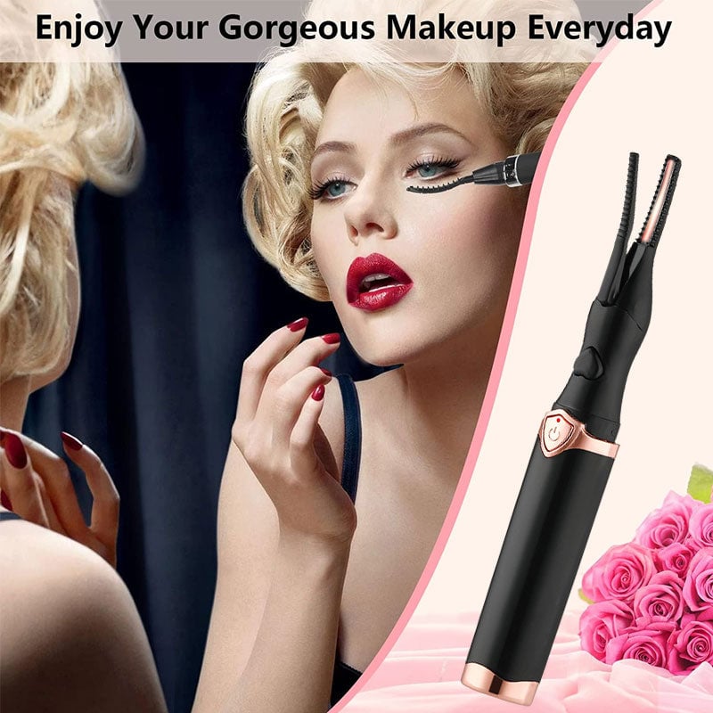 💥Electric Eyelash Curler for Instant Glam ✨ Blink & Dazzle! 👁️