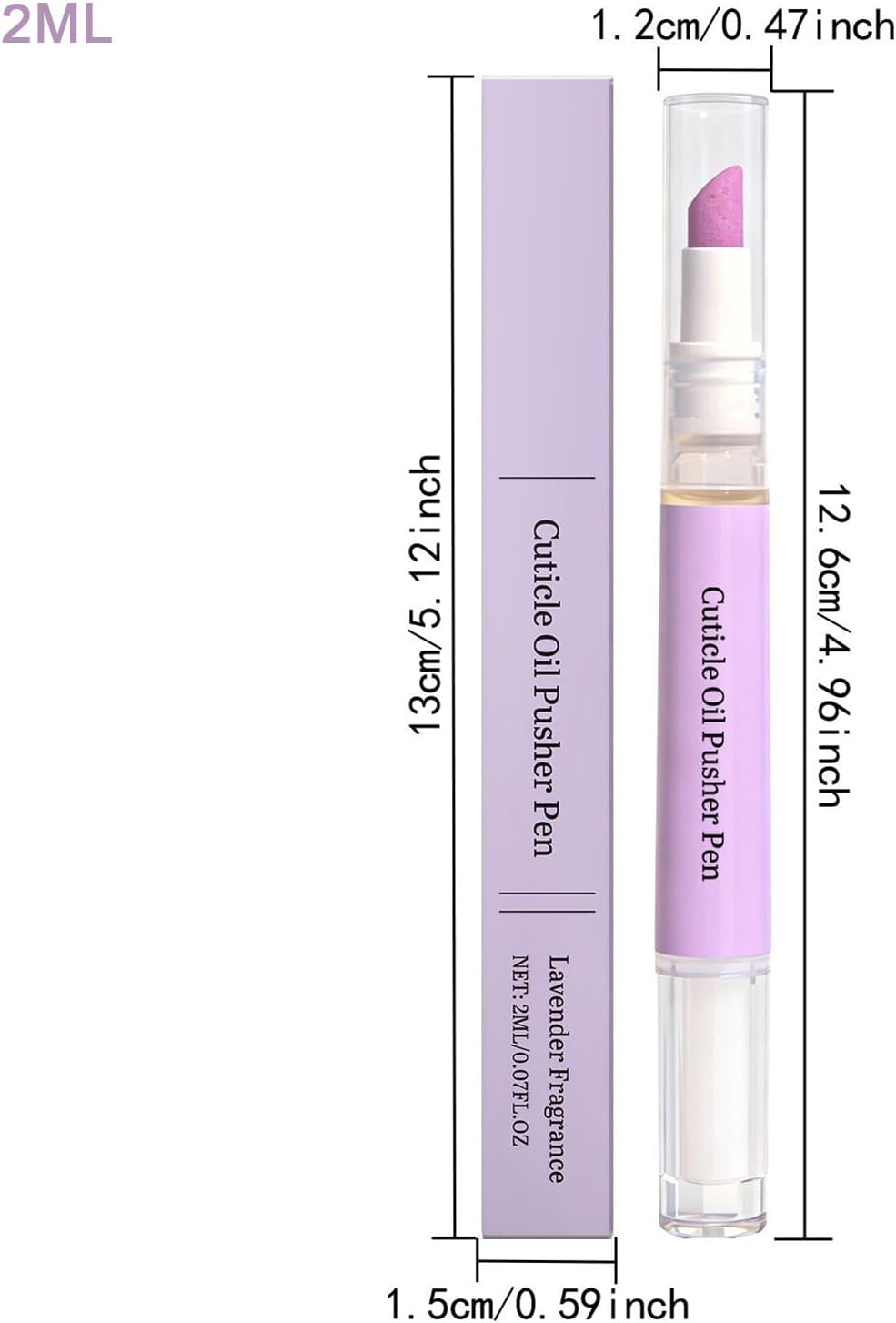 Cuticle Pusher Pen - Precision Cuticle Pusher | Remover Pen