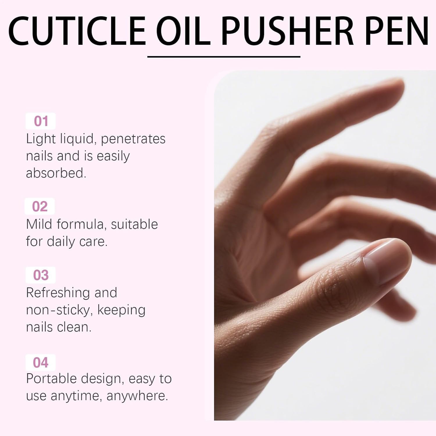 Cuticle Pusher Pen - Precision Cuticle Pusher | Remover Pen