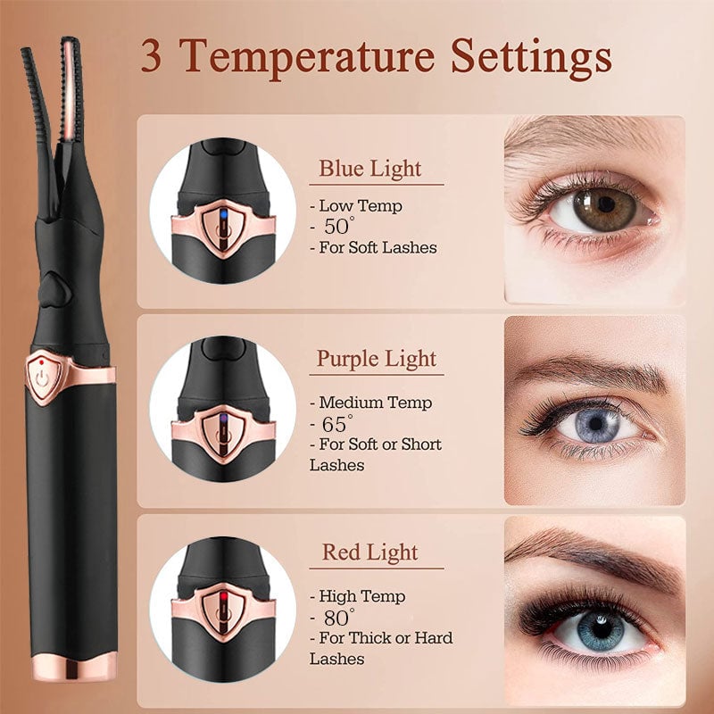 💥Electric Eyelash Curler for Instant Glam ✨ Blink & Dazzle! 👁️