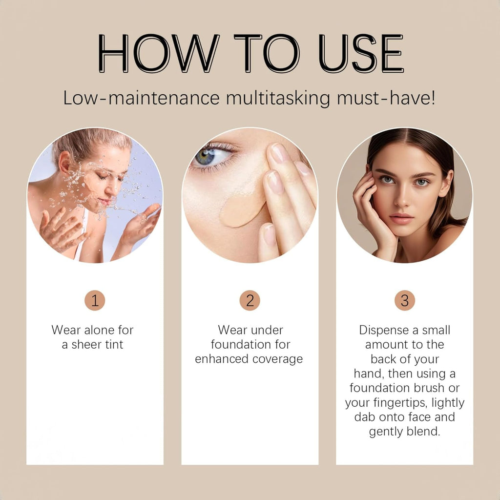 Moisturizing Concealer BB Cream SPF 30 – Hydrating, Lightweight & Natural Coverage