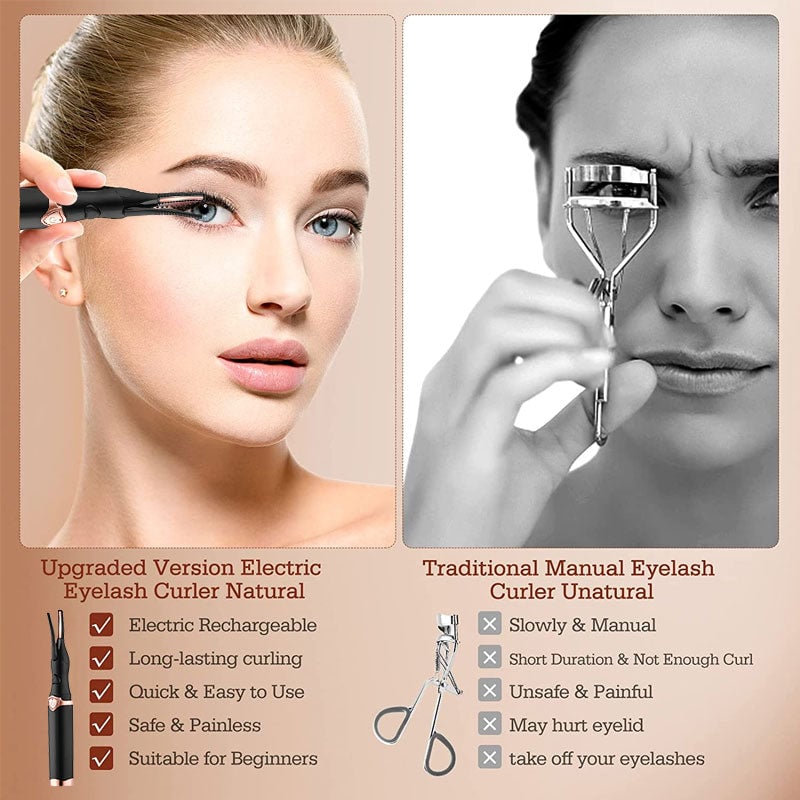 💥Electric Eyelash Curler for Instant Glam ✨ Blink & Dazzle! 👁️