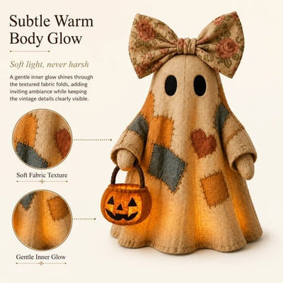 🔥Last Day 50% OFF🔥🔥Lighted Vintage Patchwork Ghost