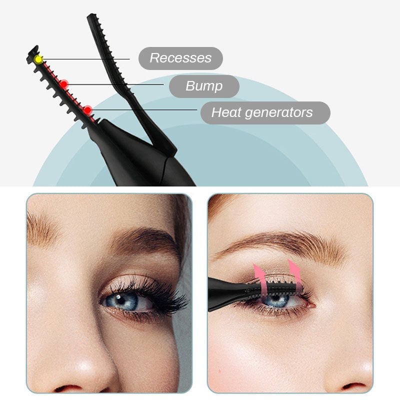 💥Electric Eyelash Curler for Instant Glam ✨ Blink & Dazzle! 👁️