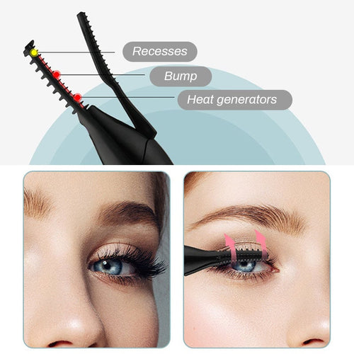 💥Electric Eyelash Curler for Instant Glam ✨ Blink & Dazzle! 👁️